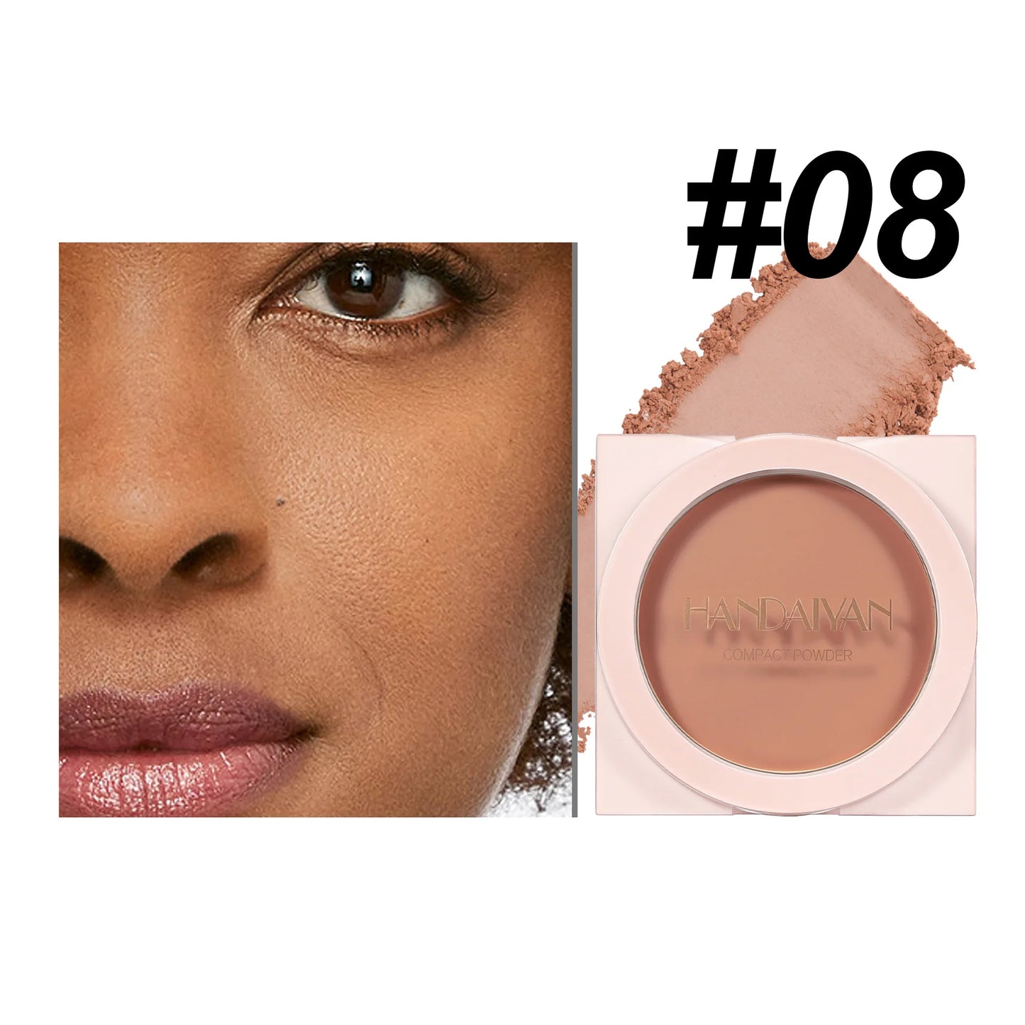 Sweatproof Matte Setting Powder – Wheat Shade for Dark Complexion