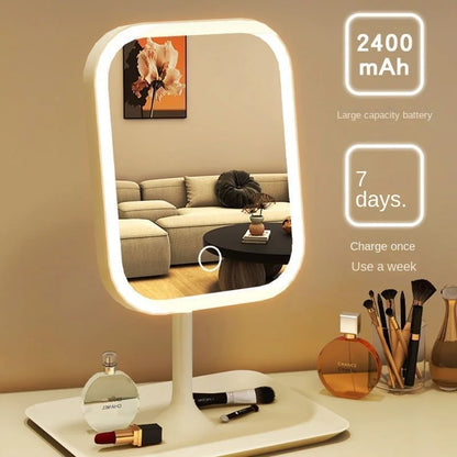 Luxury LED Vanity Mirror with Tri-Color Lighting & Touch Control
