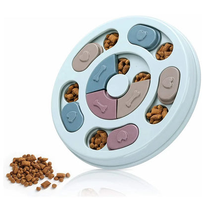 Interactive Dog Food Hiding Bowl – Slow Feeding & Puzzle Toy