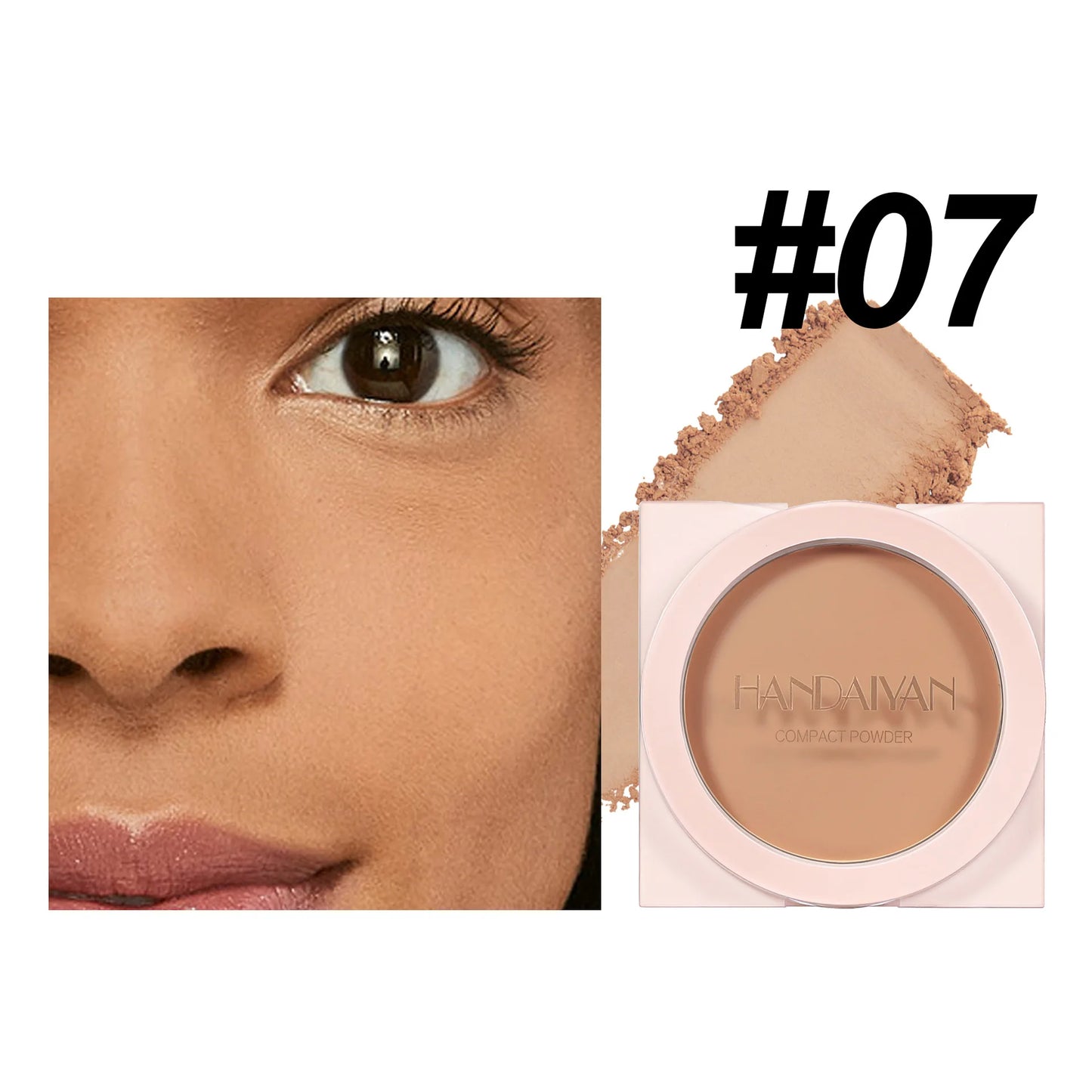 Sweatproof Matte Setting Powder – Wheat Shade for Dark Complexion