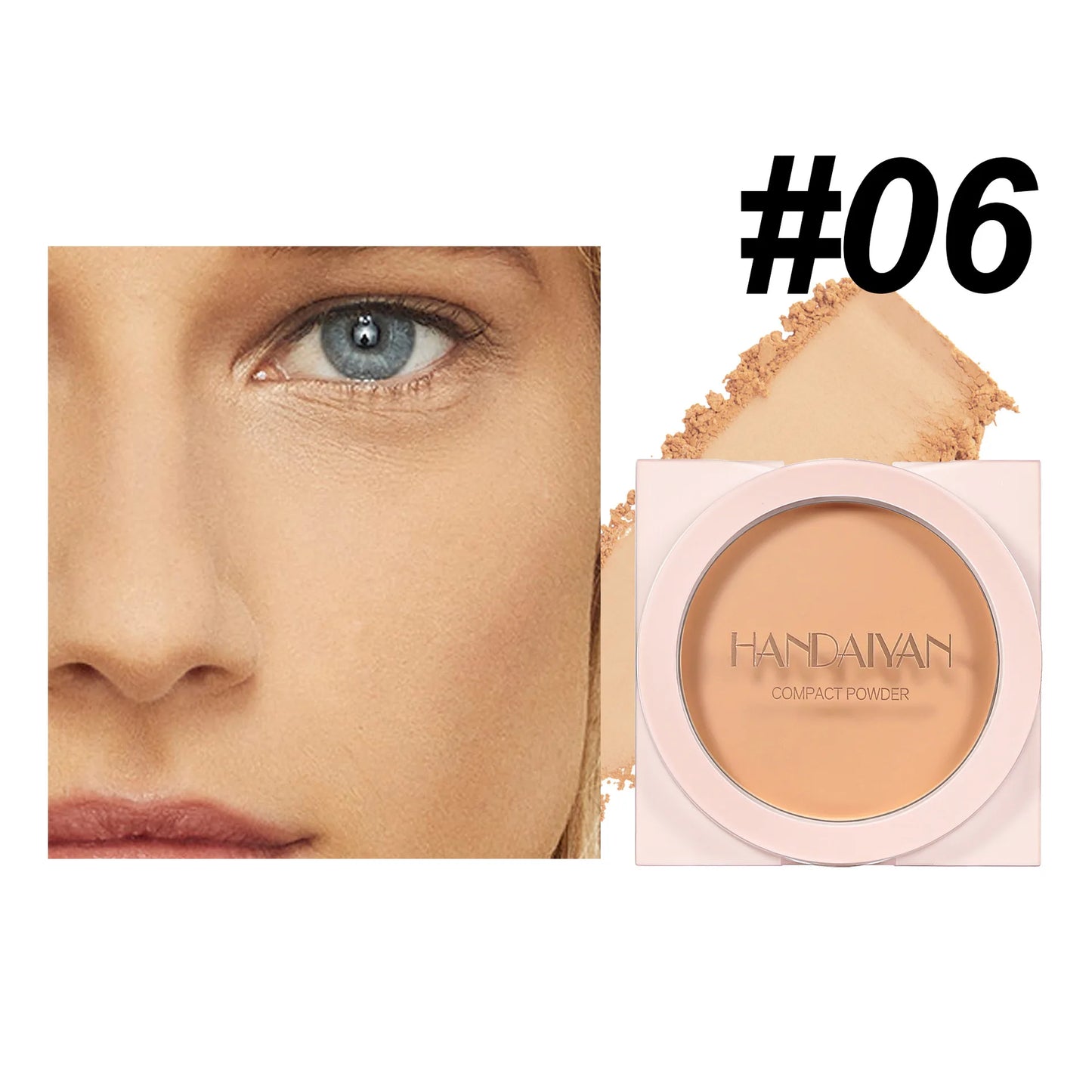 Sweatproof Matte Setting Powder – Wheat Shade for Dark Complexion