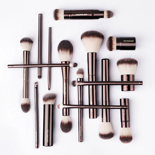 Hourglass Makeup Brush Set – Powder, Foundation, Concealer, Blusher, Bronzer, Eye & Sculpting Brushes