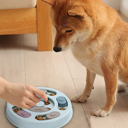 Interactive Dog Food Hiding Bowl – Slow Feeding & Puzzle Toy